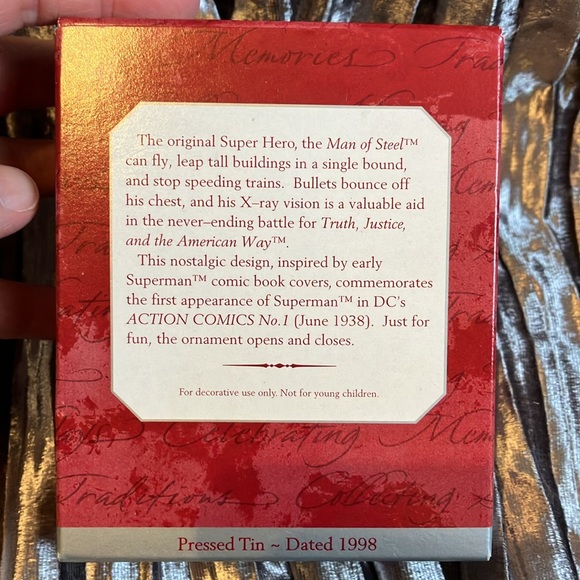 Hallmark Lunch Box & Thermos Ornaments - Superman, Scooby-Doo, Howdy Doody set/5 - Picture 7 of 11